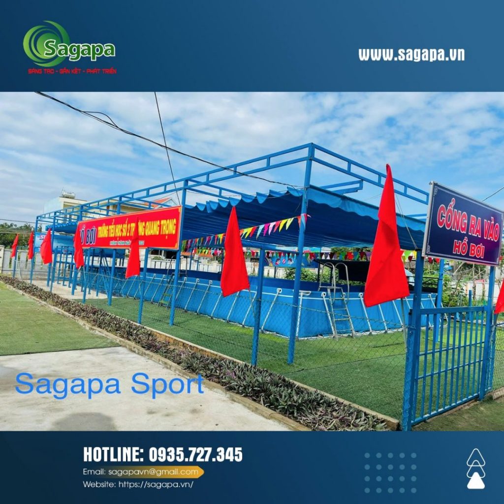Bể bơi di động trường học Sagapa Việt Nam
