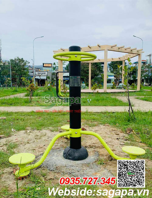 Máy tập xoay eo ngoài trời